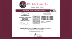 Desktop Screenshot of bgphotography.com