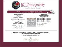 Tablet Screenshot of bgphotography.com